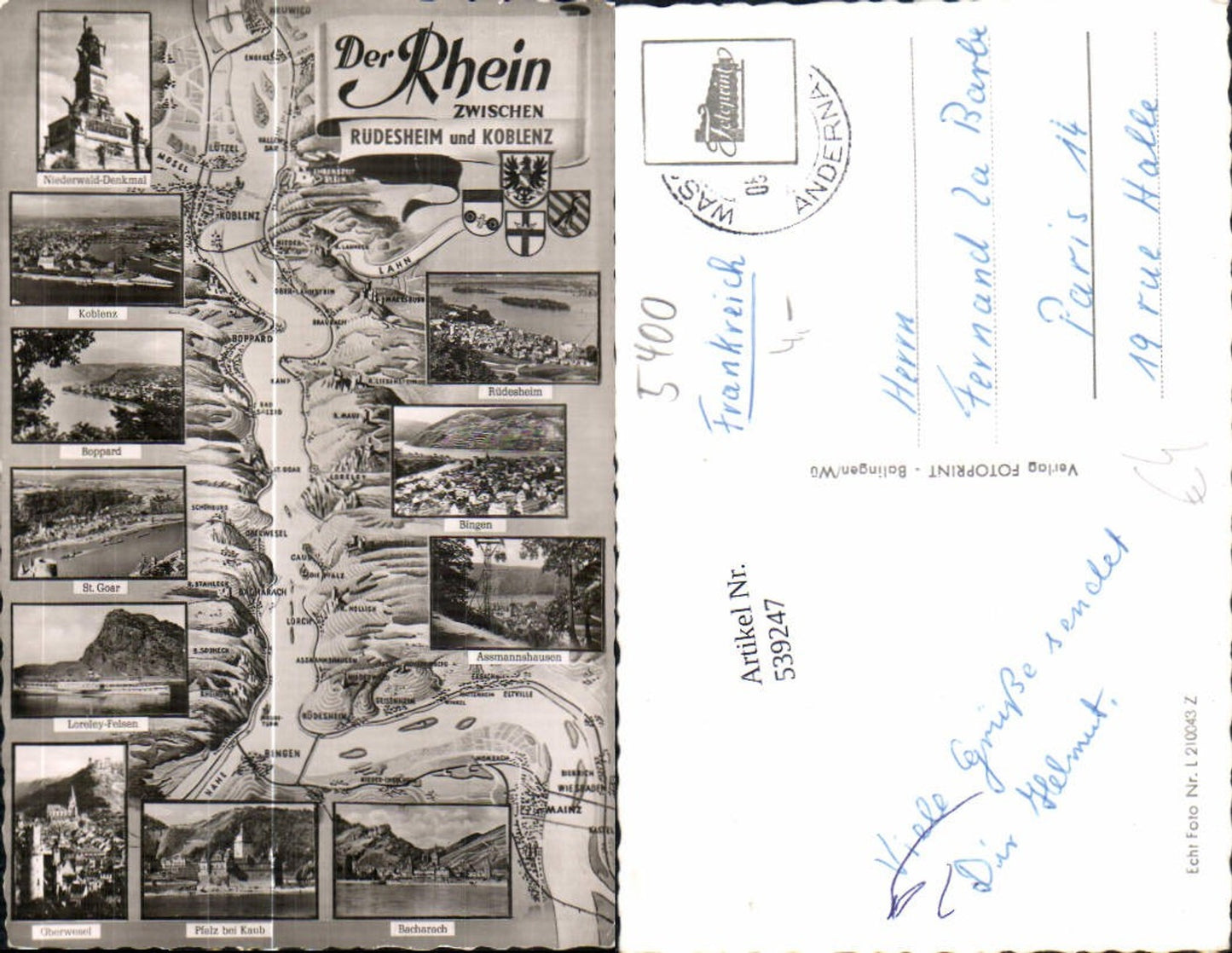 Alte Ansichtskarte – Old Postcard