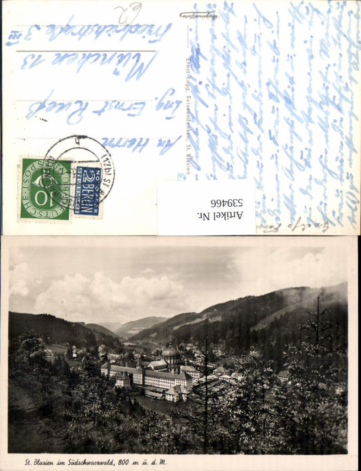 539466, St. Blasien in the southern Black Forest