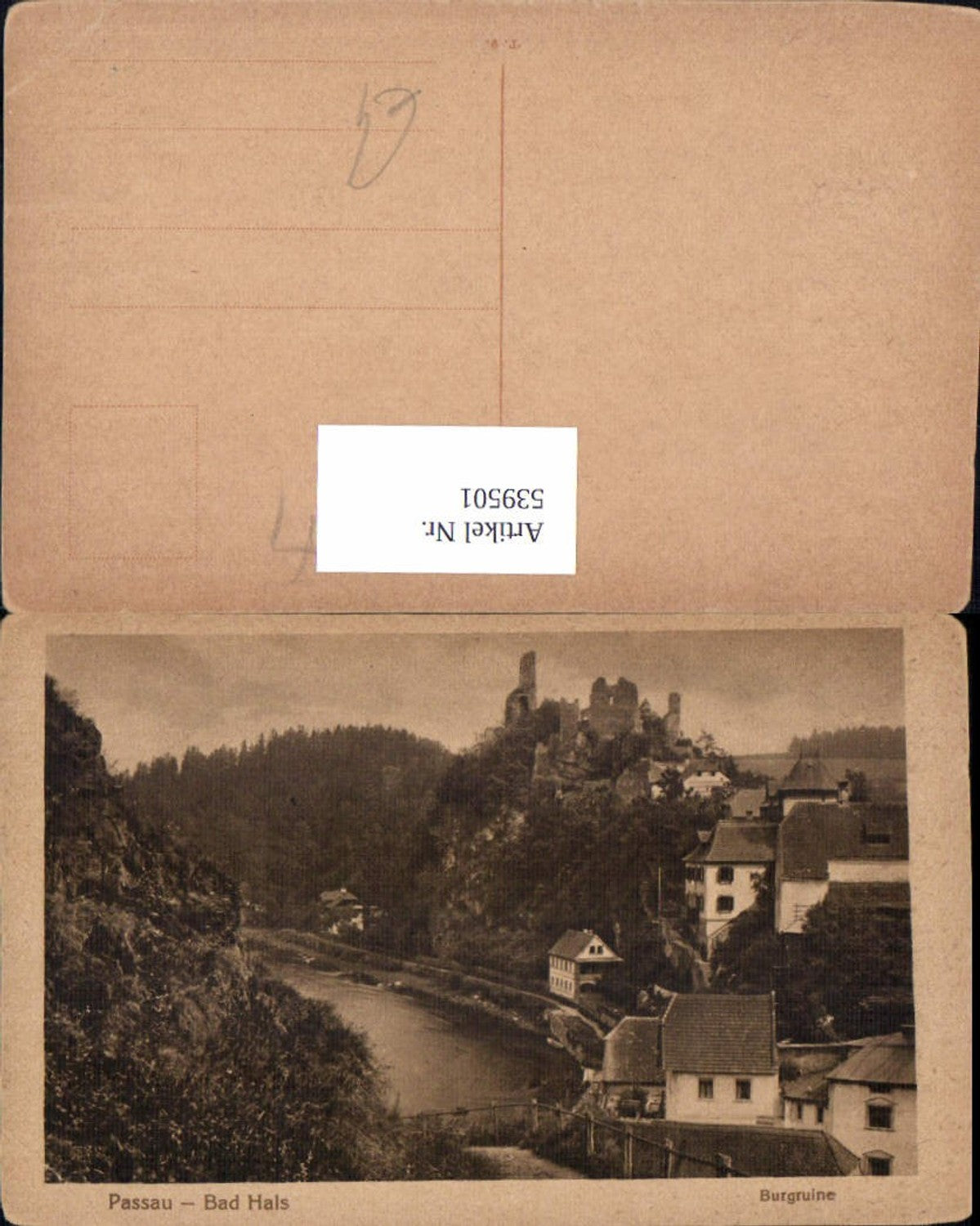 539501, Passau Bad Hals Castle Ruins