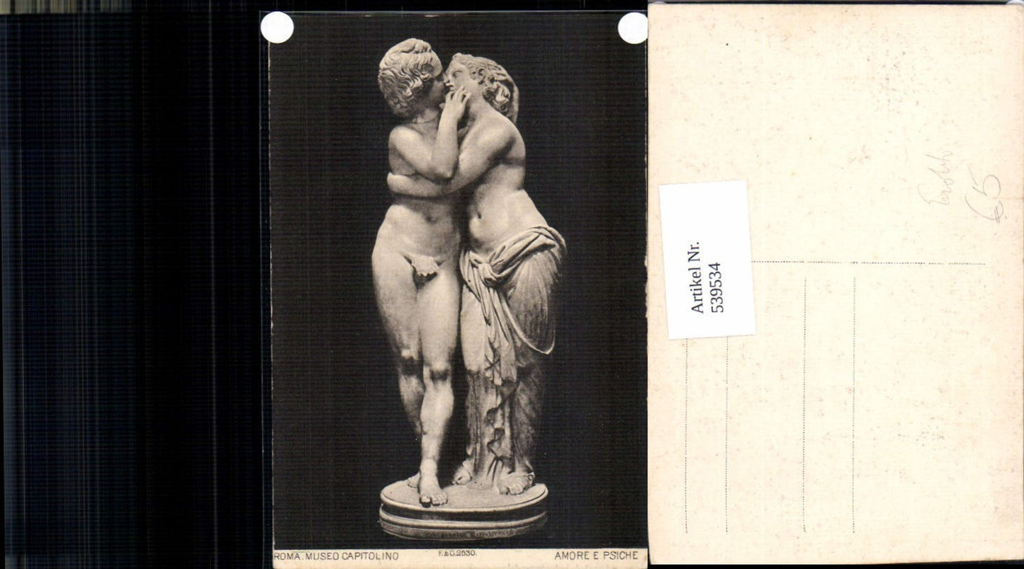 539534,Skulptur Statue Erotik Akt Amore Psiche Roma Rom