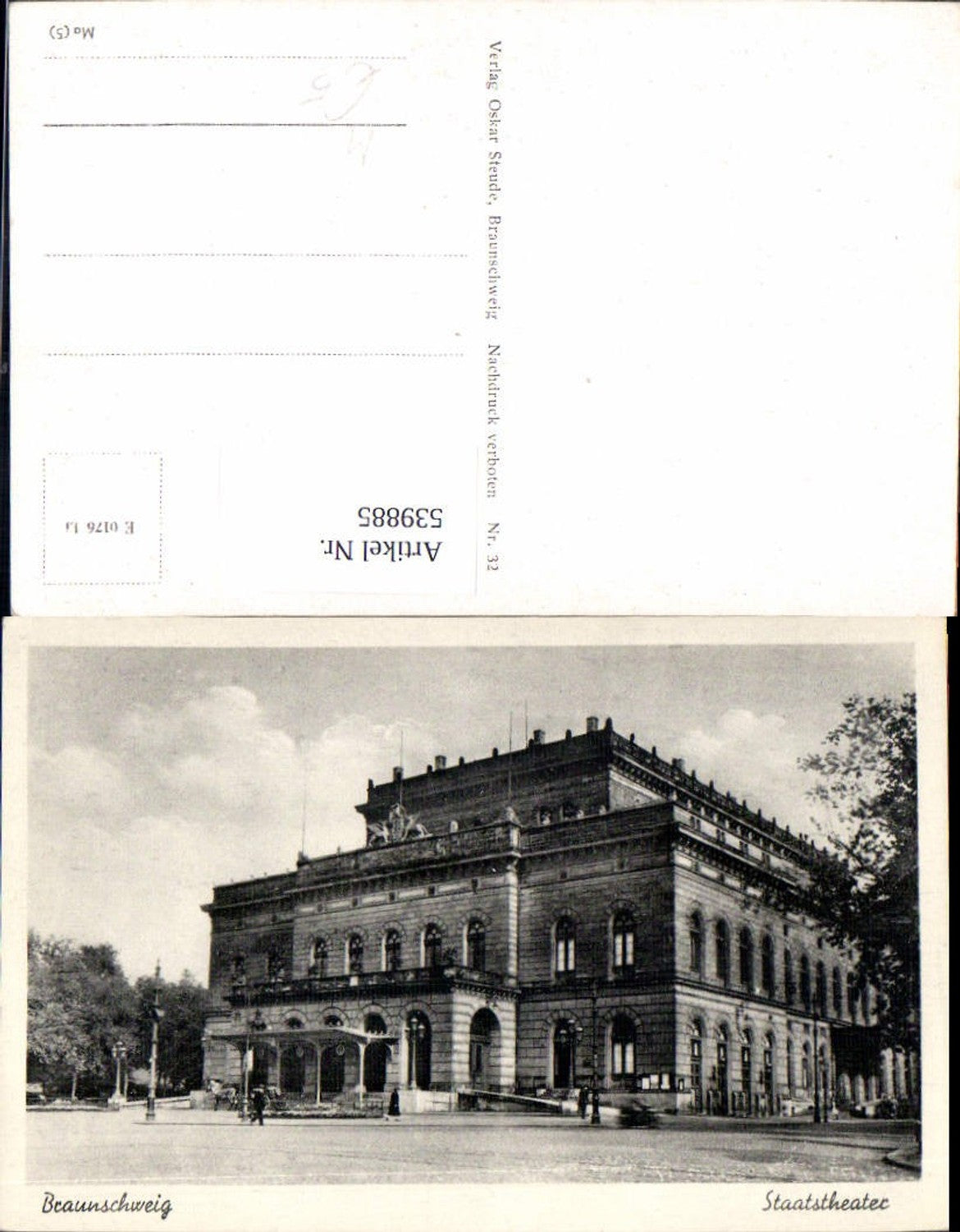 539885, Braunschweig State Theatre
