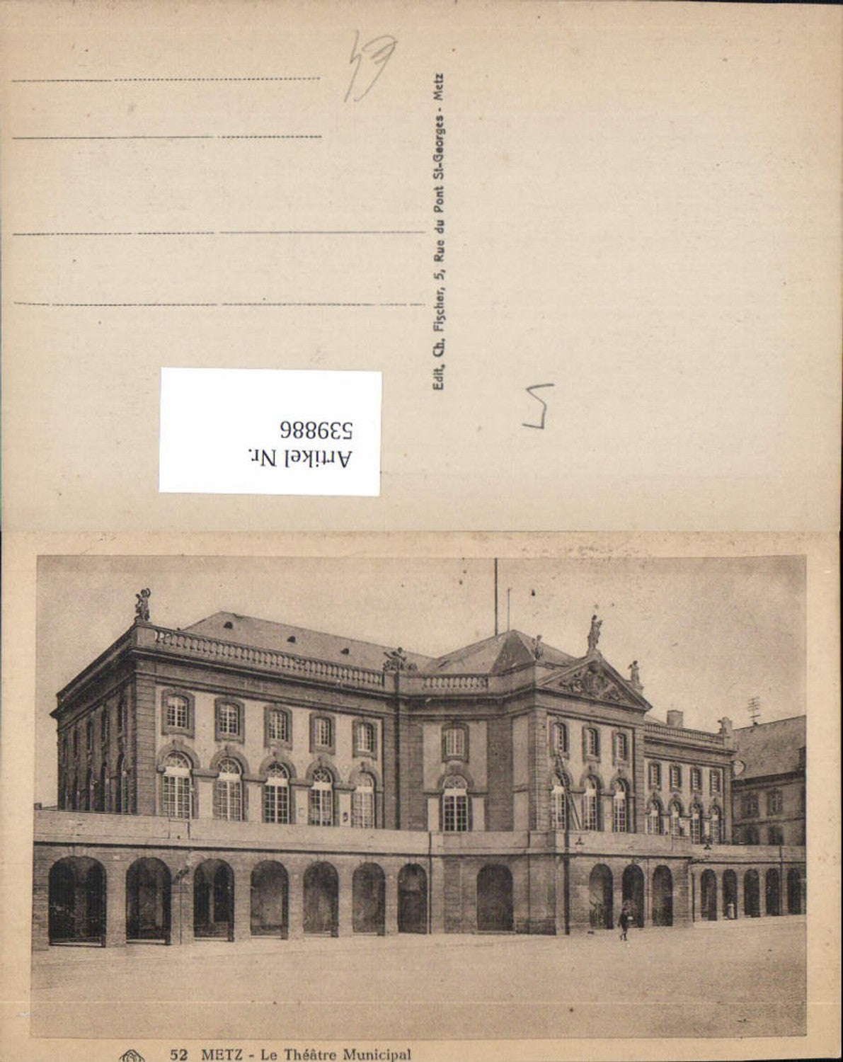539886,Metz Le Theater Municipal Theater