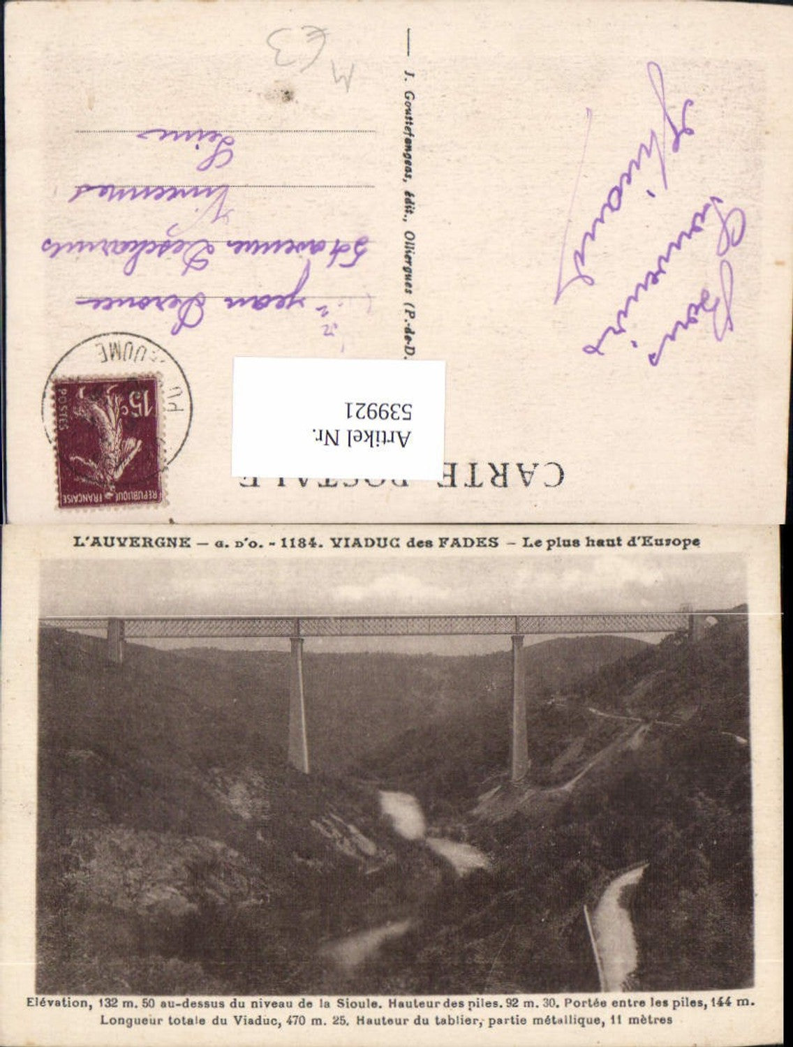 Alte Ansichtskarte – Old Postcard