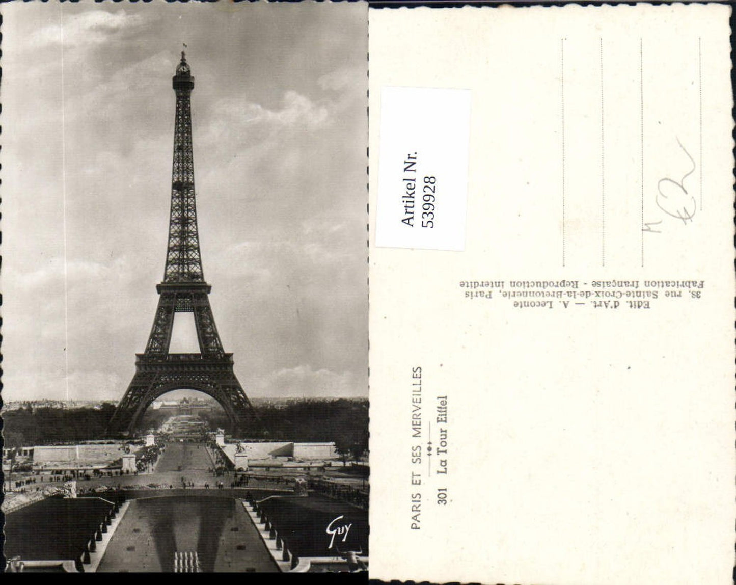 539928, Paris Eiffel Tower