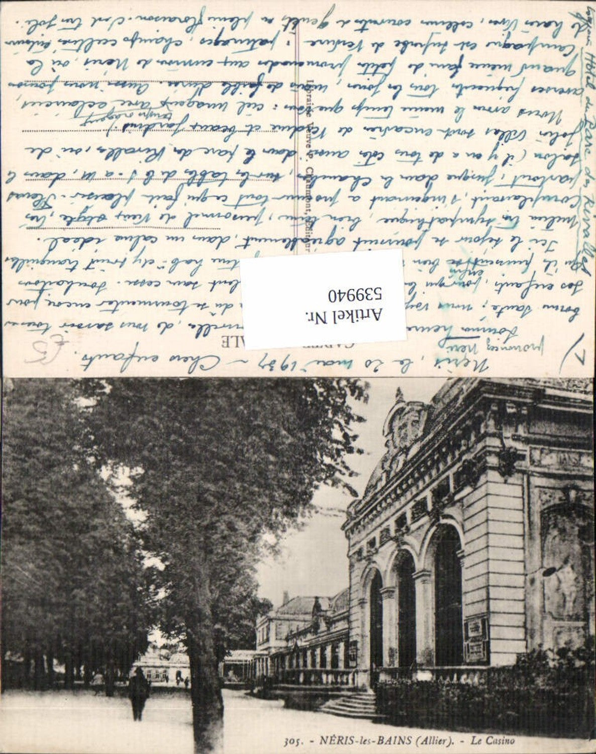 Alte Ansichtskarte – Old Postcard