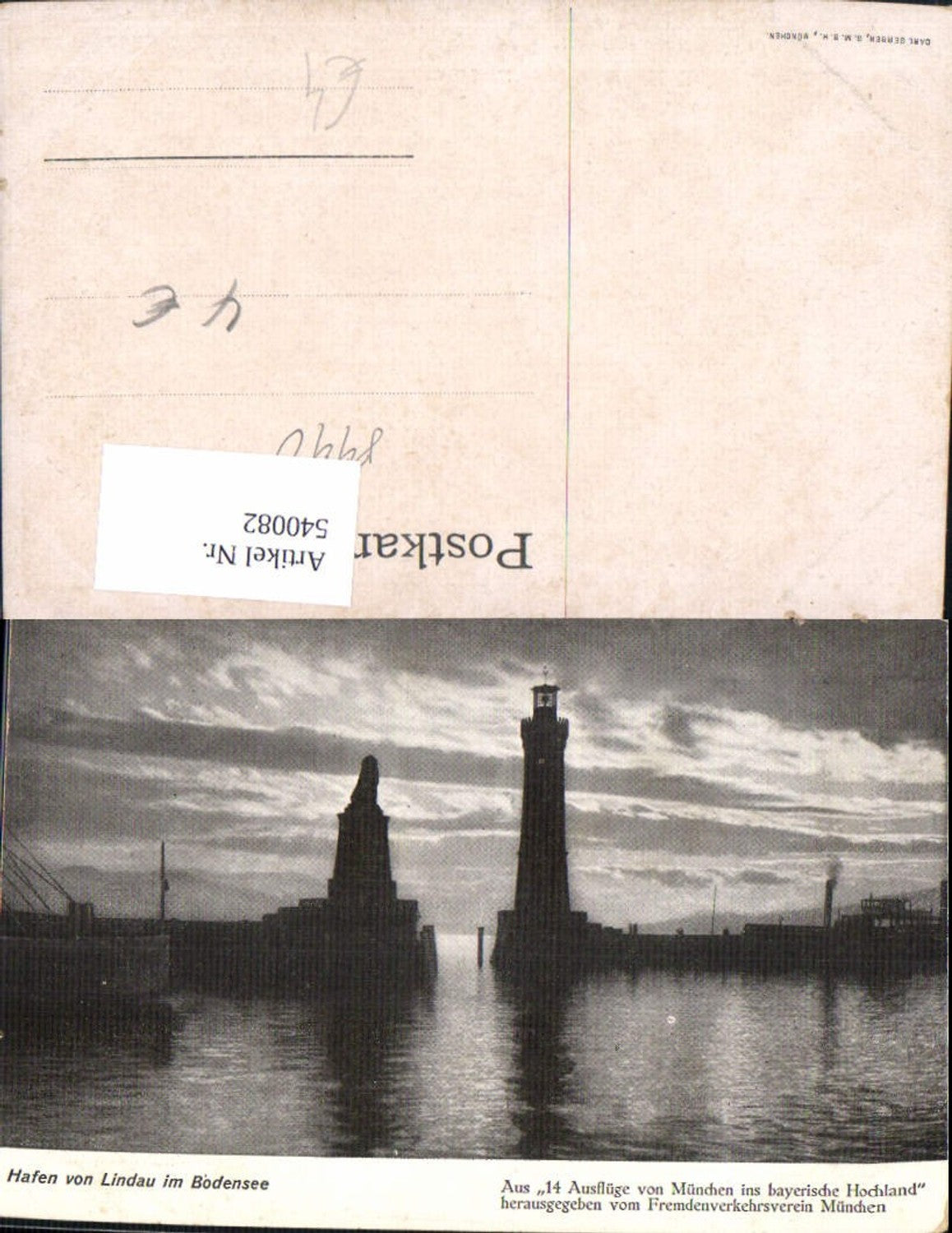 540082,Lindau i. Bodensee Hafen Löwendenkmal Leuchtturm