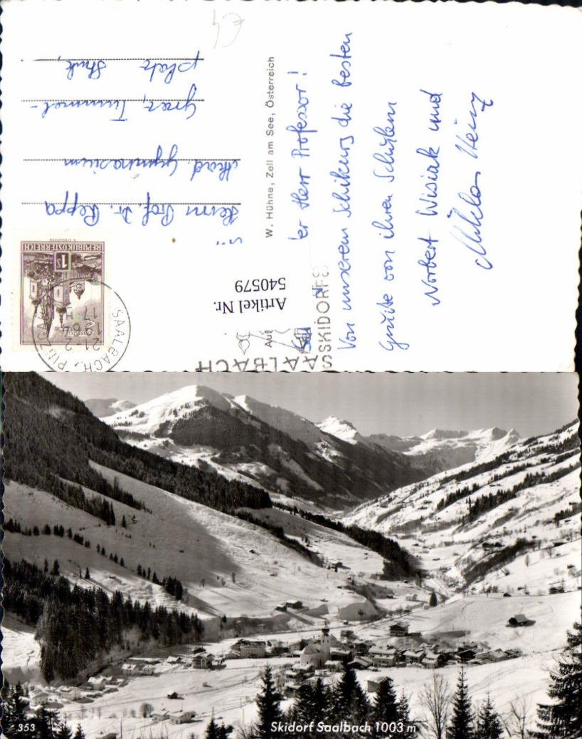 540579,Skidorf Saalbach, Winterlandschaft