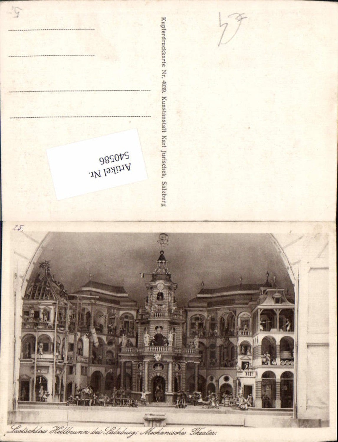 540586,Lustschloss Hellbrunn bei Salzburg, mechanisches Theater