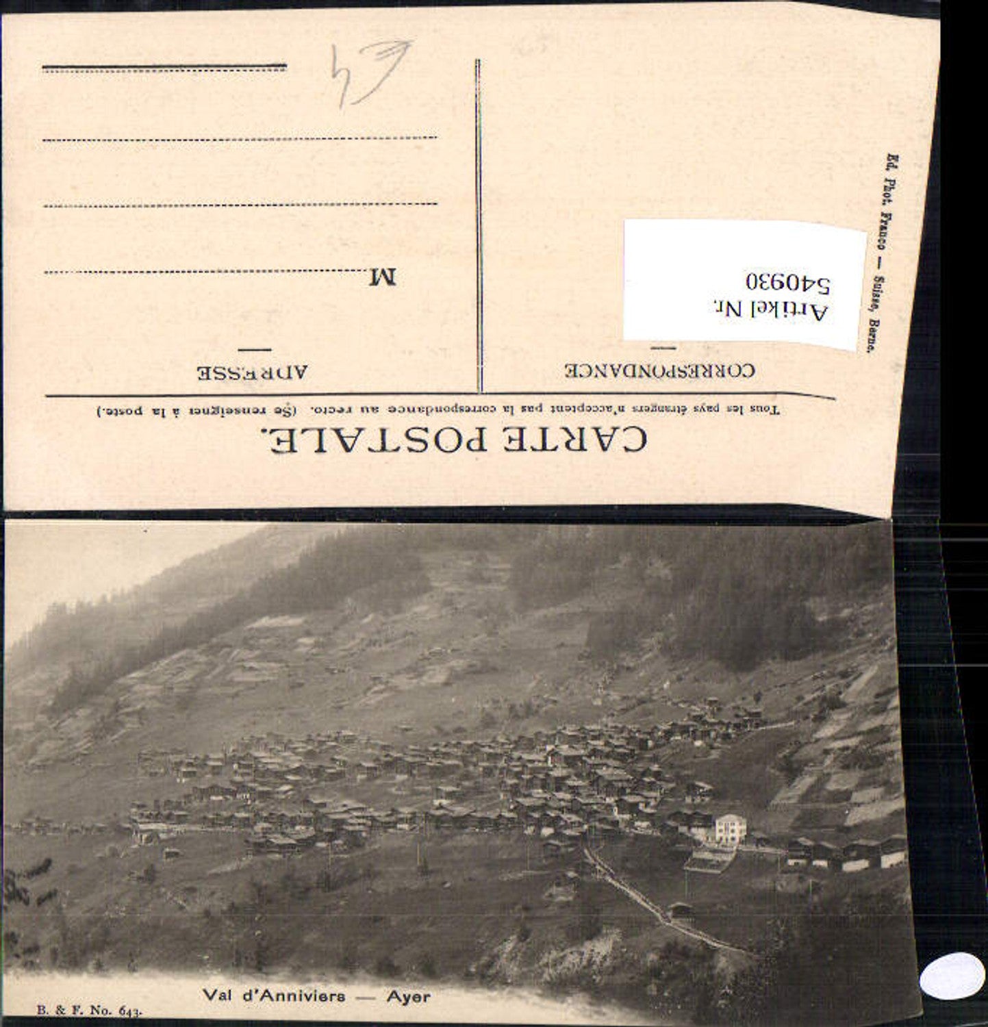 Alte Ansichtskarte – Old Postcard