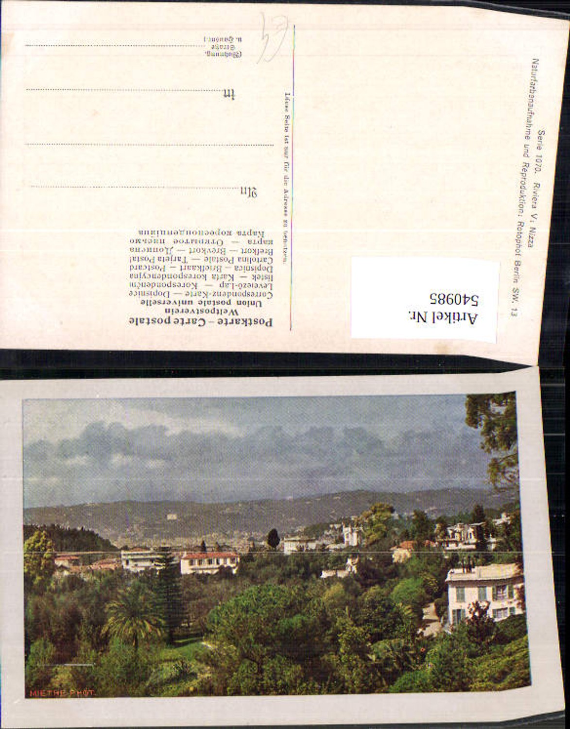 Alte Ansichtskarte – Old Postcard