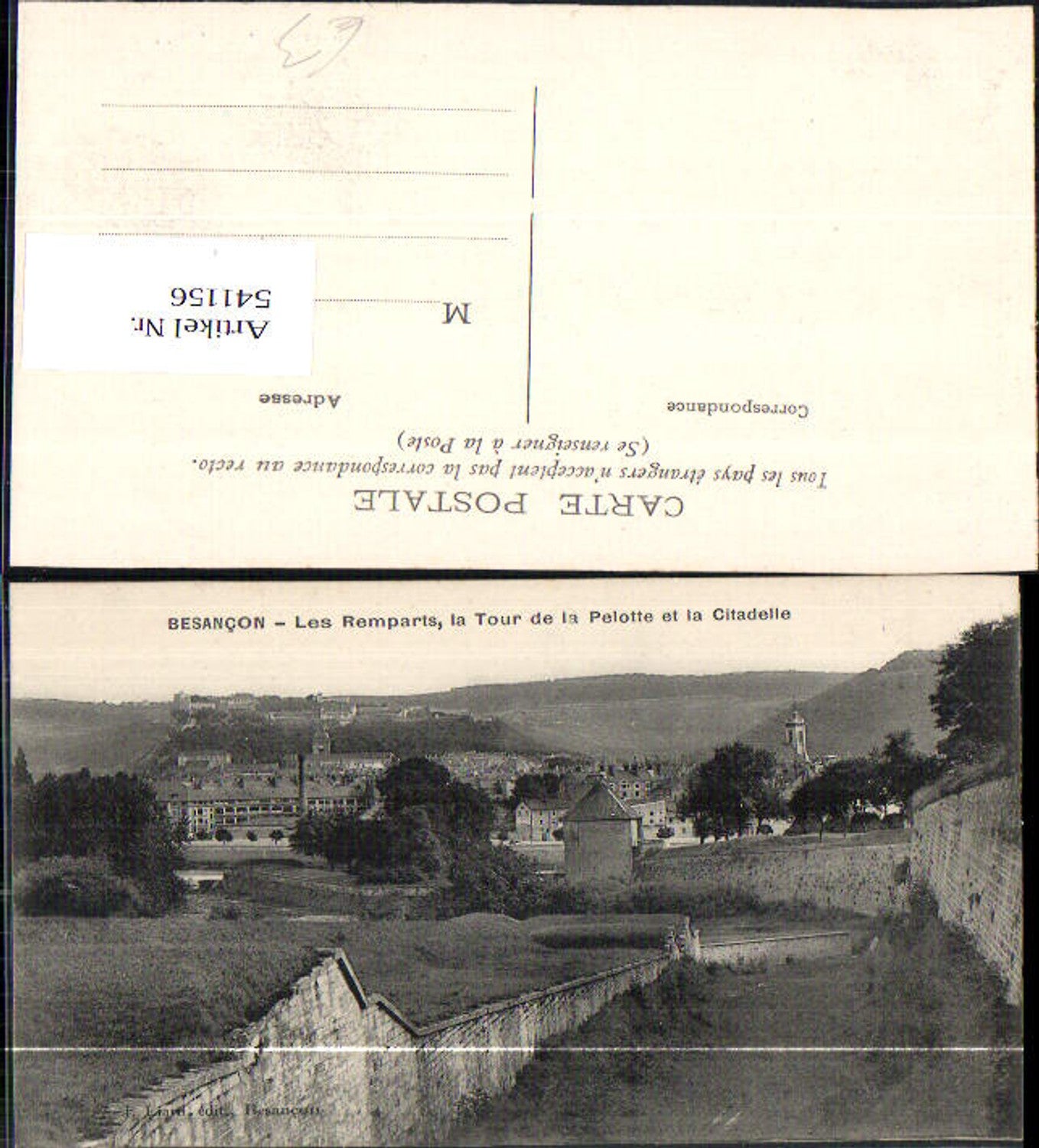 Alte Ansichtskarte – Old Postcard
