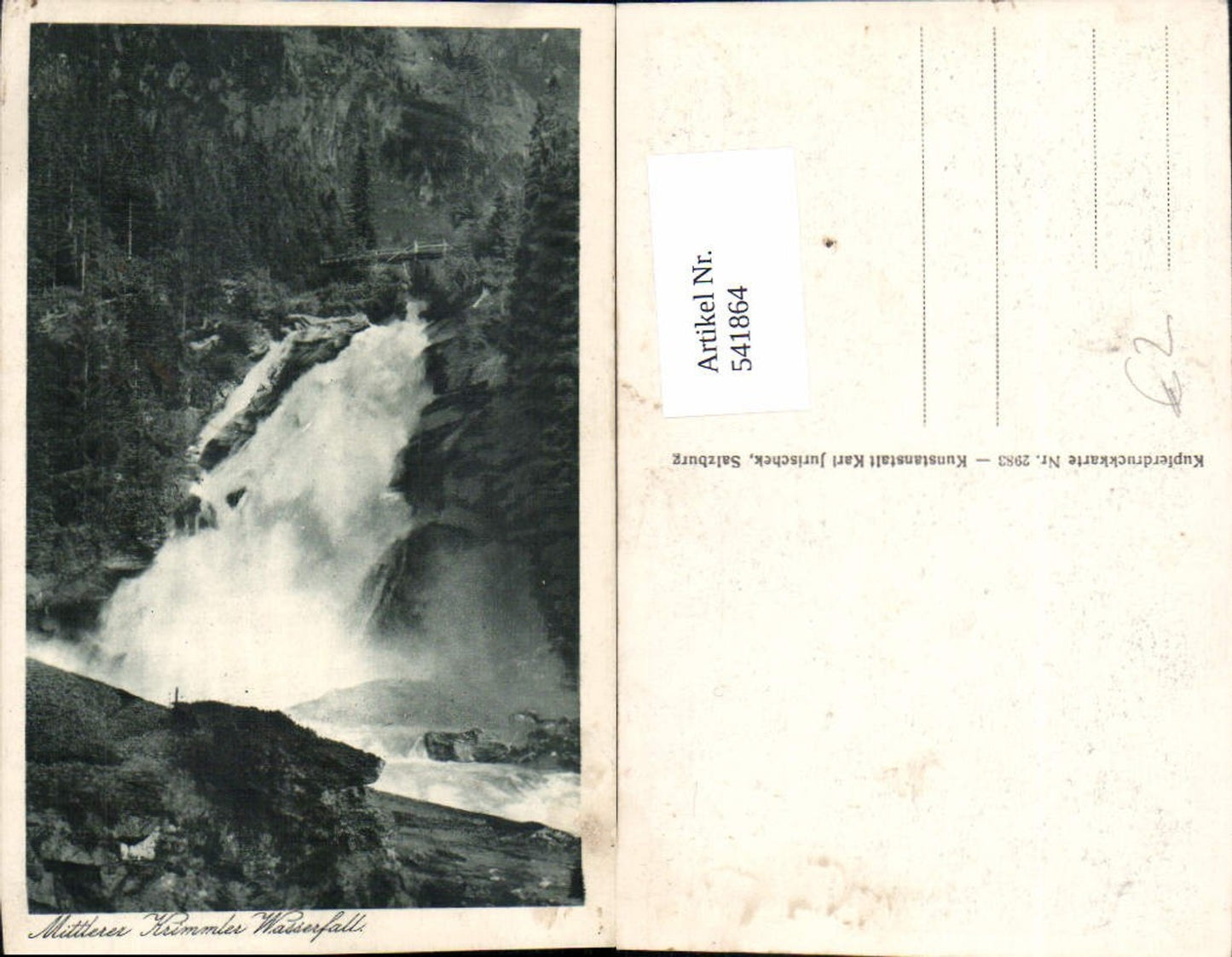 541864,Mittlerer Krimmler Wasserfall Krimml