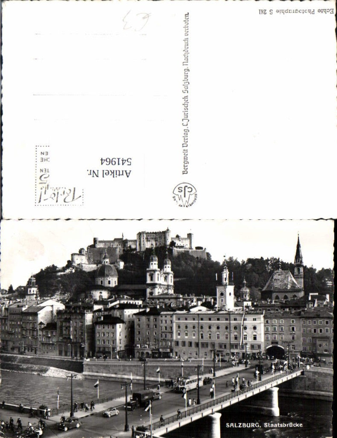 541964,Salzburg Stadt Totale Bus Autobus kaiserbrücke
