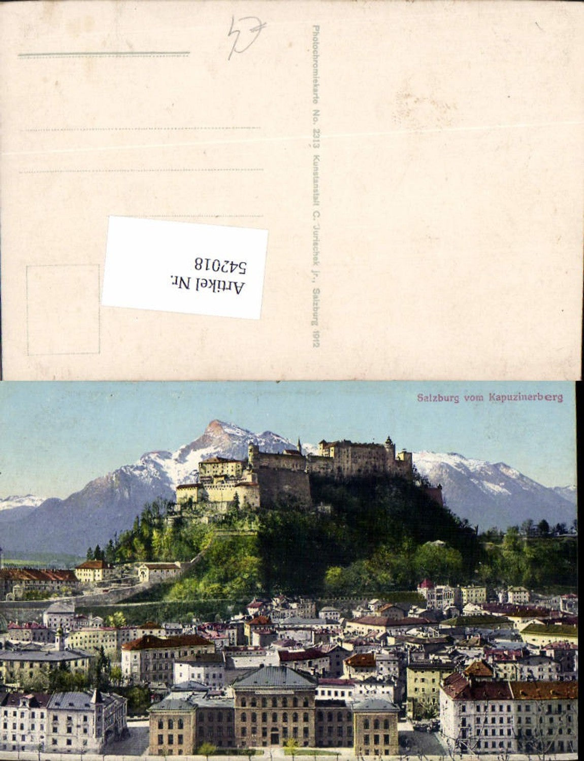 542018,Salzburg Stadt Totale Kapuzinerberg