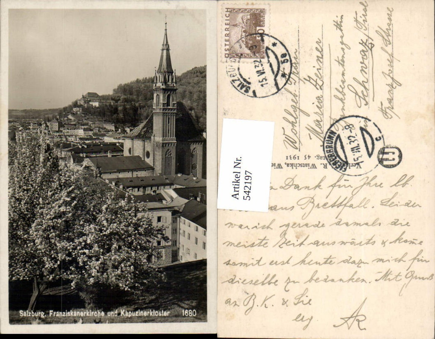 542197, Salzburg City Franciscan Church