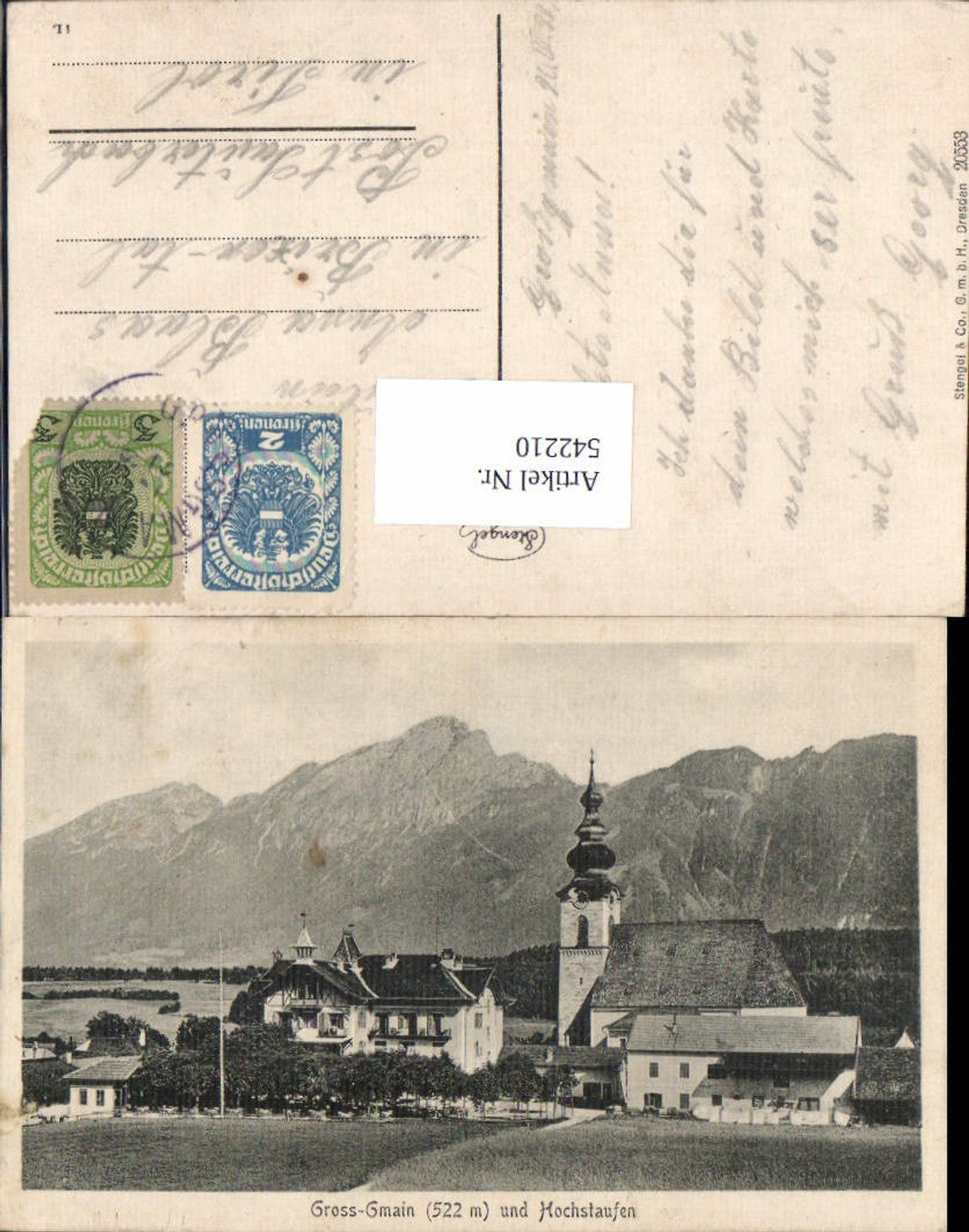 542210,Gross-Gmain Partie zum Ort Grossgmain