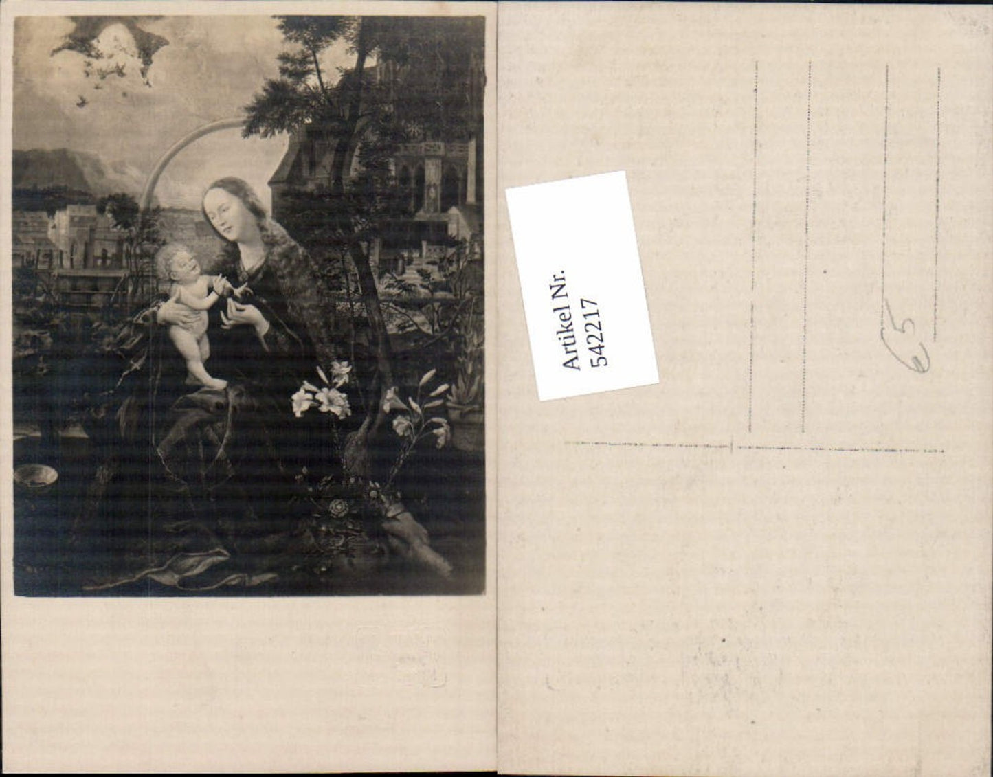 542217,Fotokunst L. Holl Mergentheim Wertheim Maria Religion
