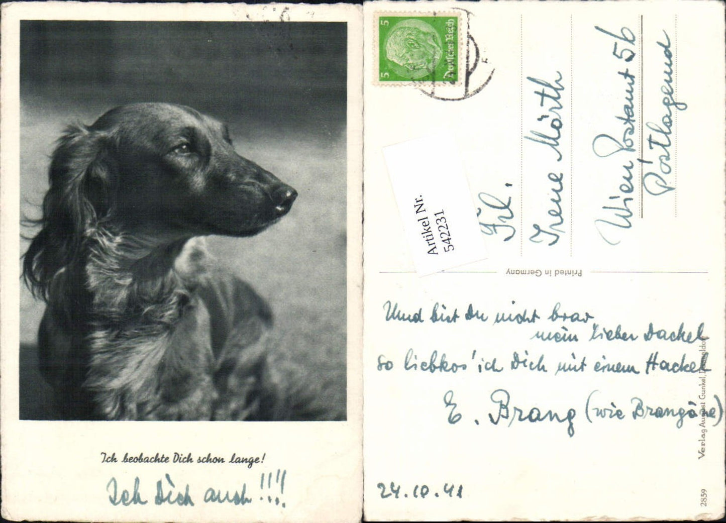 Alte Ansichtskarte – Old Postcard