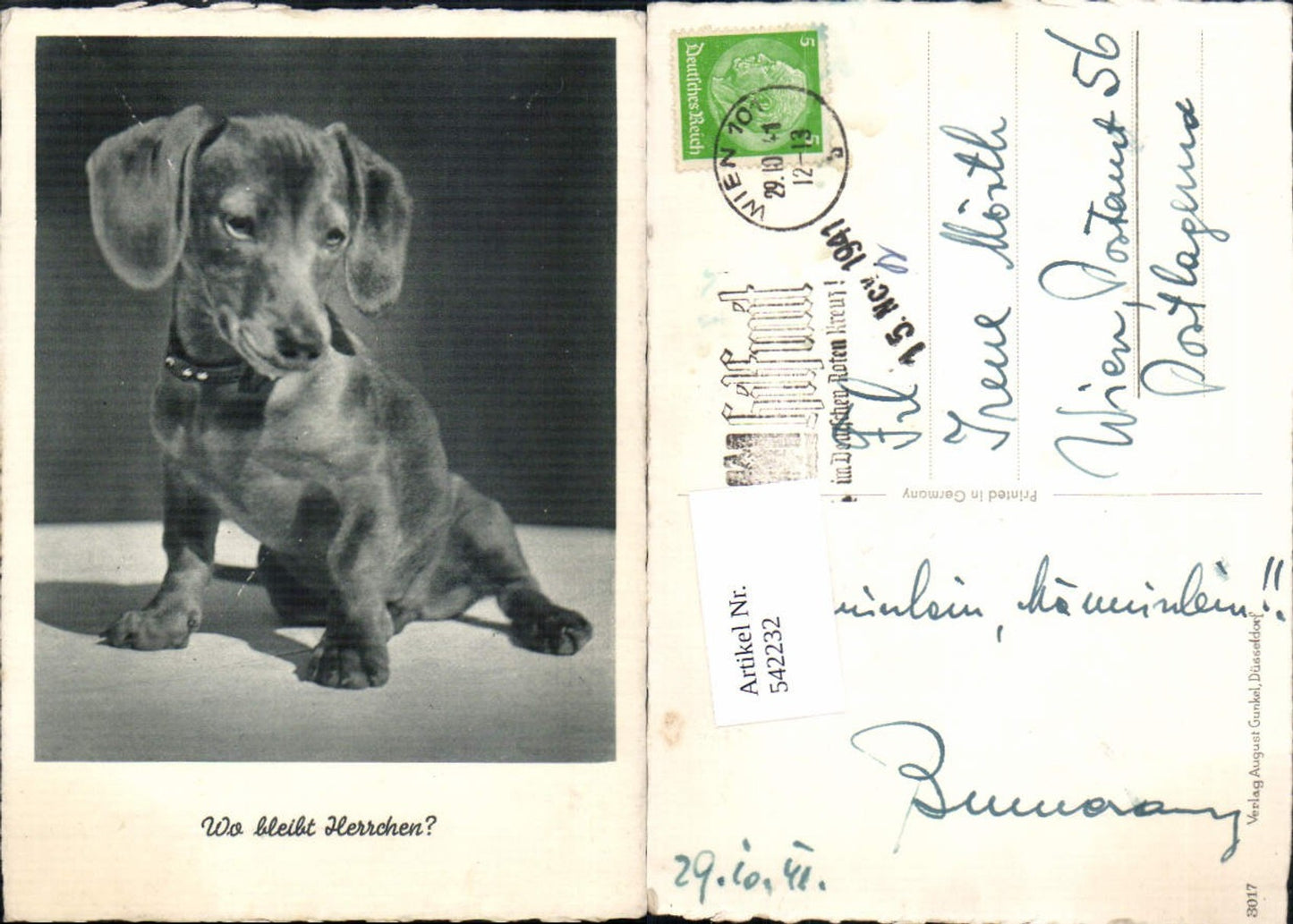 Alte Ansichtskarte – Old Postcard