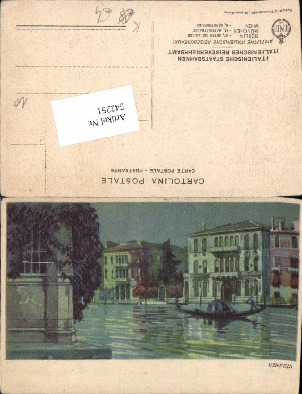 Alte Ansichtskarte – Old Postcard