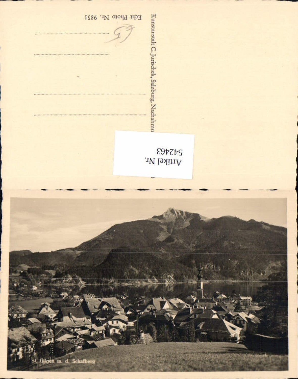 542463, St. Gilgen m. Schafberg
