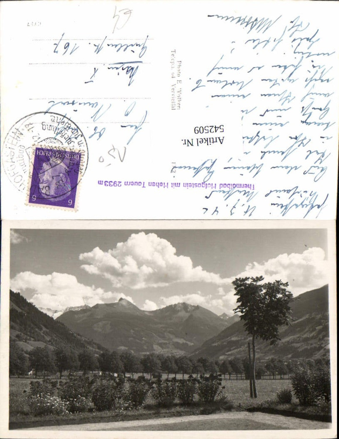 542509,tolle Foto-AK Hofgastein