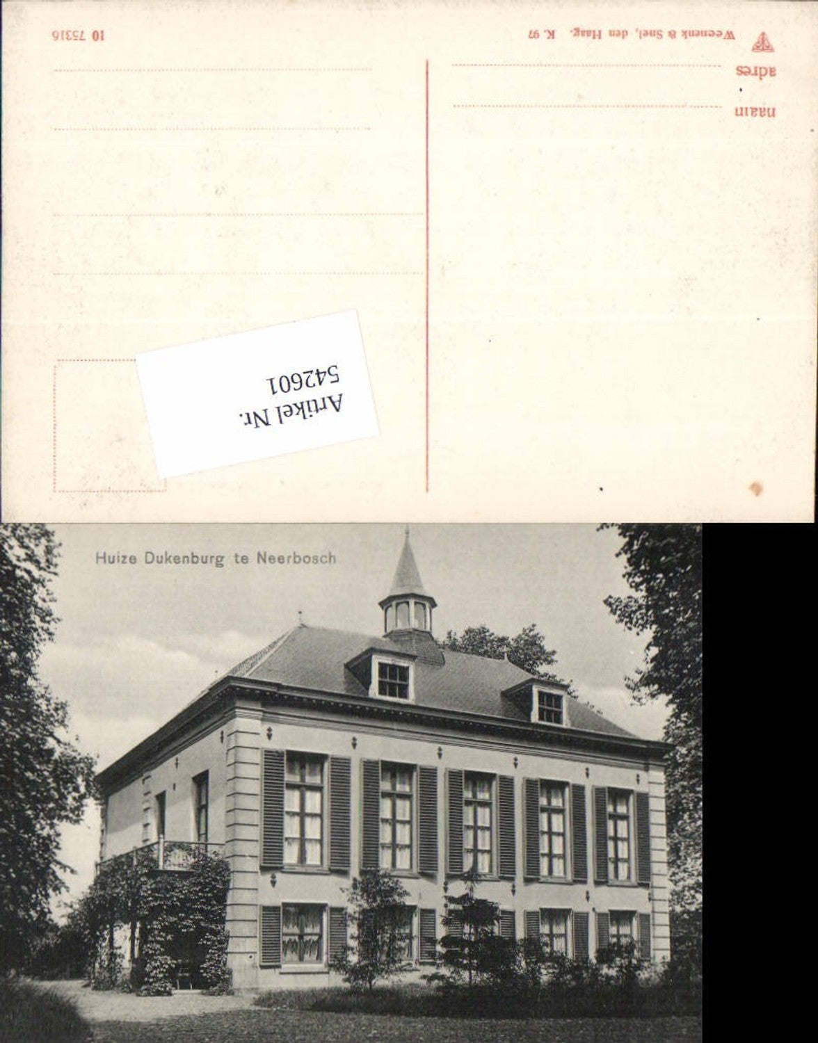 Alte Ansichtskarte – Old Postcard