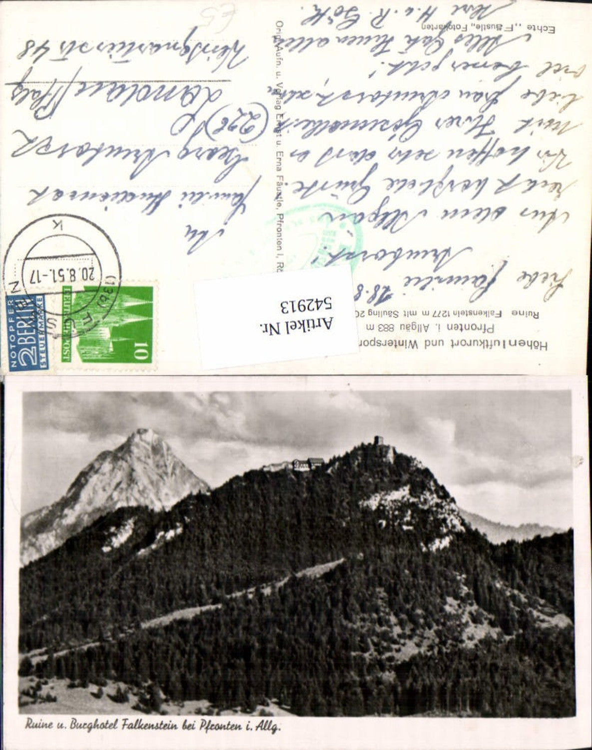 542913,Pfronten Ruine Falkenstein
