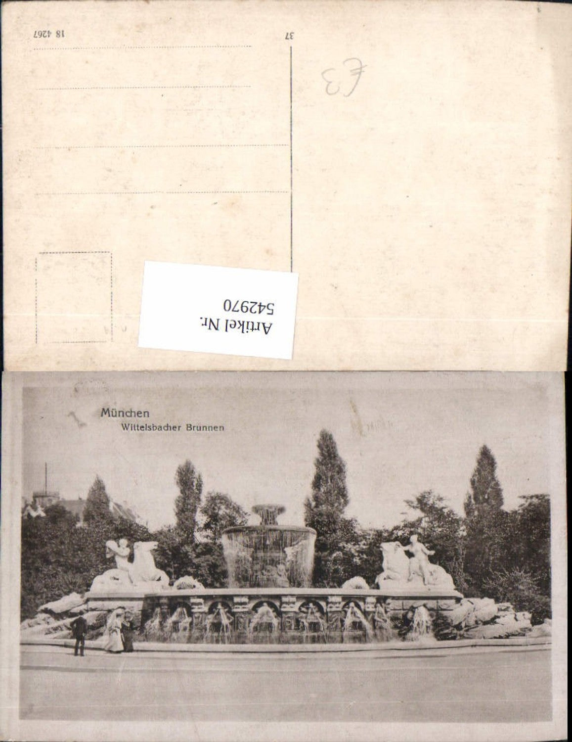 542970,München Wittelsbacher Brunnen