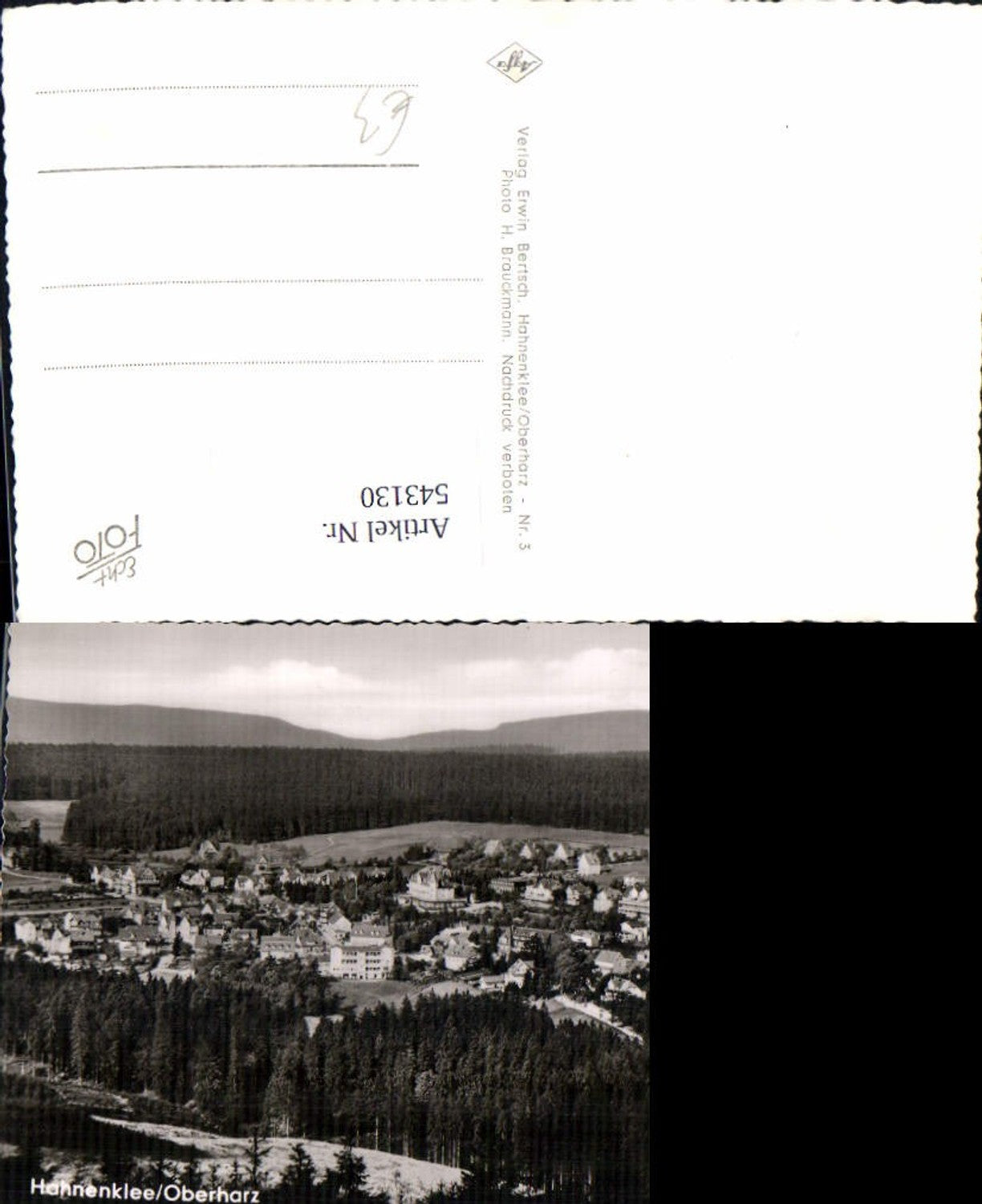 543130,Foto Ak Hahnenklee Oberharz Hahnenklee-Bockswiese Goslar