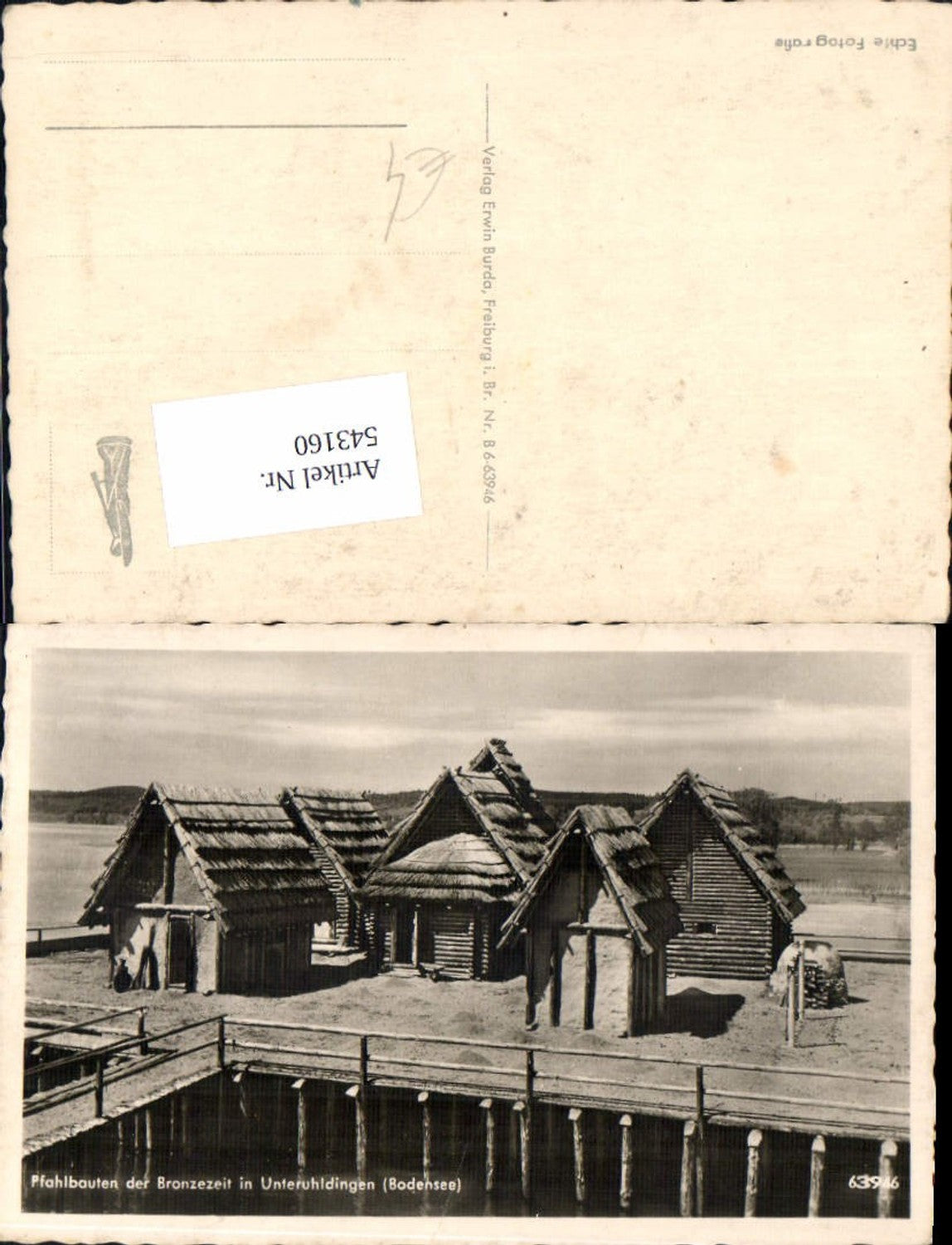 543160,Pfahlbauten Bronzezeit b. Unteruhldingen Bodensee