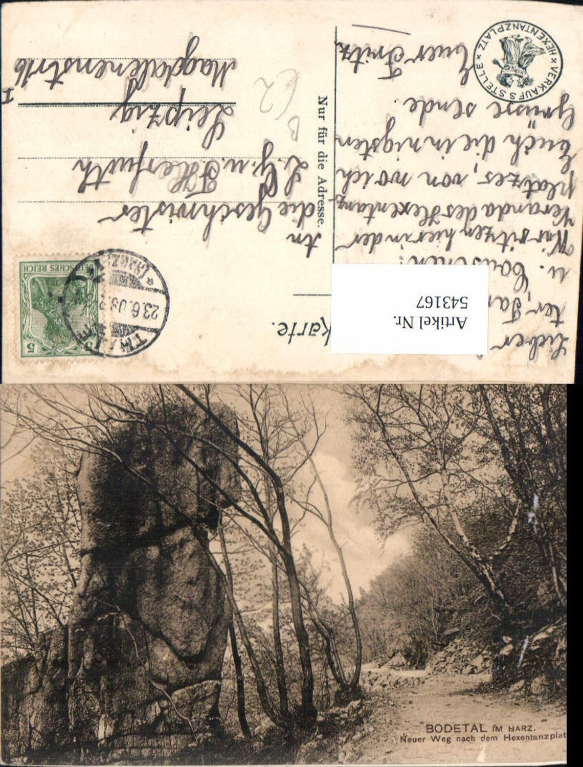 543167, Bodetal in the Harz Mountains, Hexentanzplatz near Thale, Treseburg