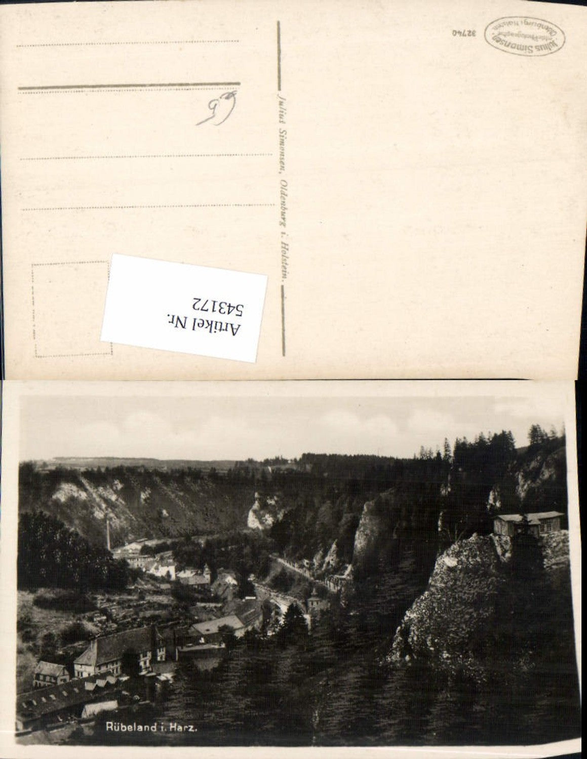 543172, Rübeland in the Harz Mountains, Upper Harz near the Brocken