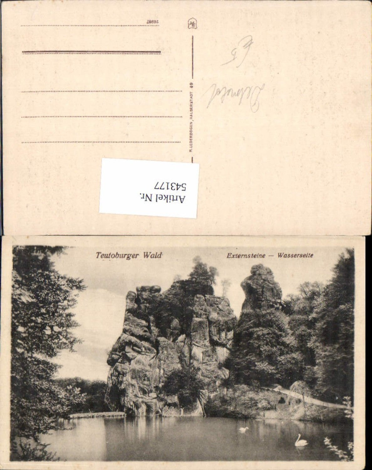 543177,tolle AK Detmold Teutoburger Wald Externsteine