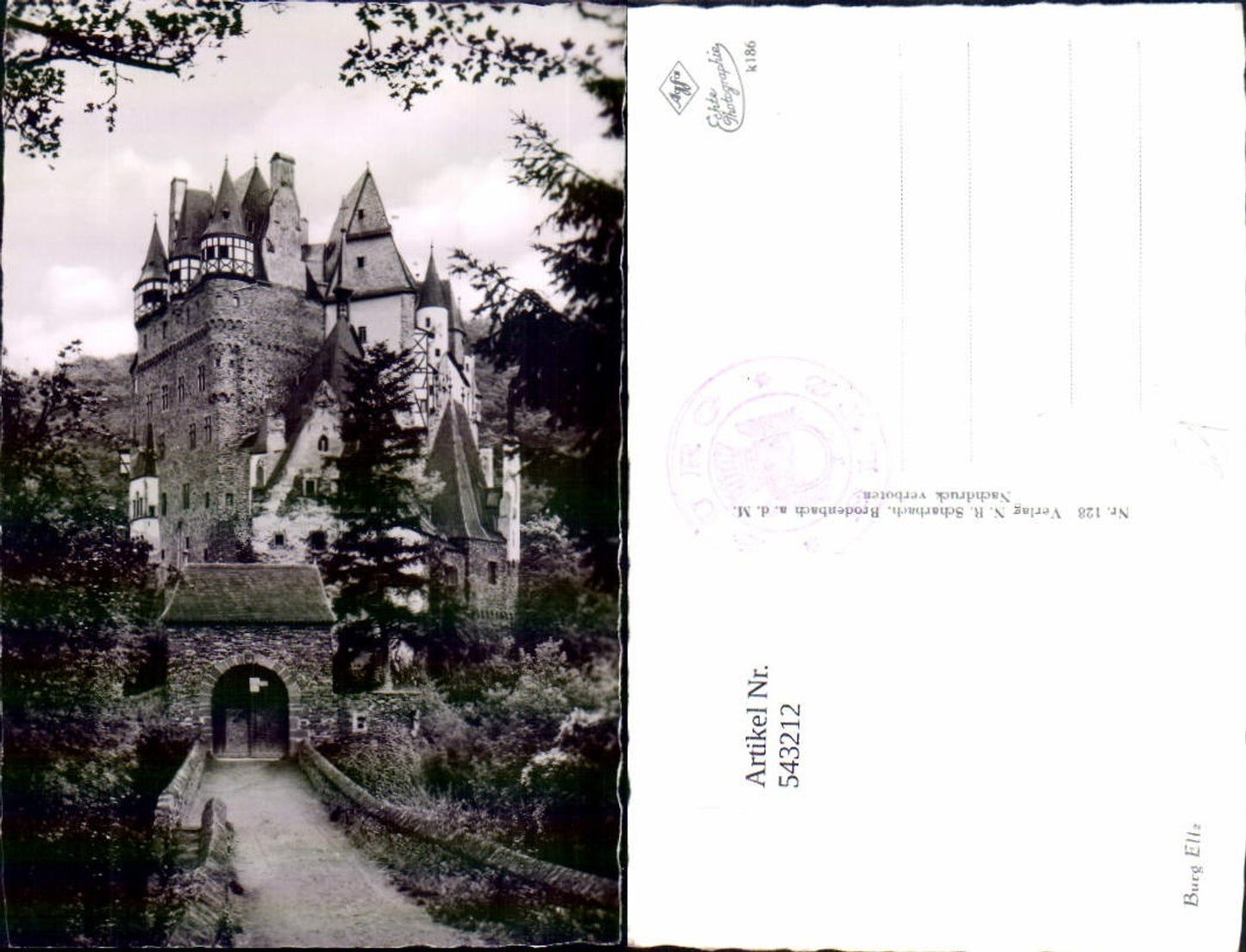 543212,Burg Eltz an der Mosel b. Wierschem Maifeld