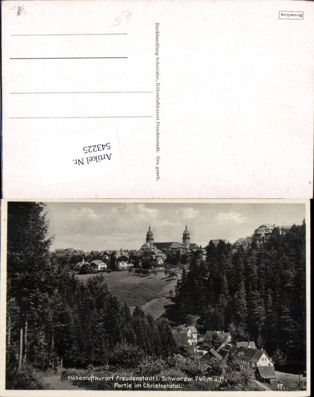 543225,Freudenstadt im Schwarzwald Christophstal