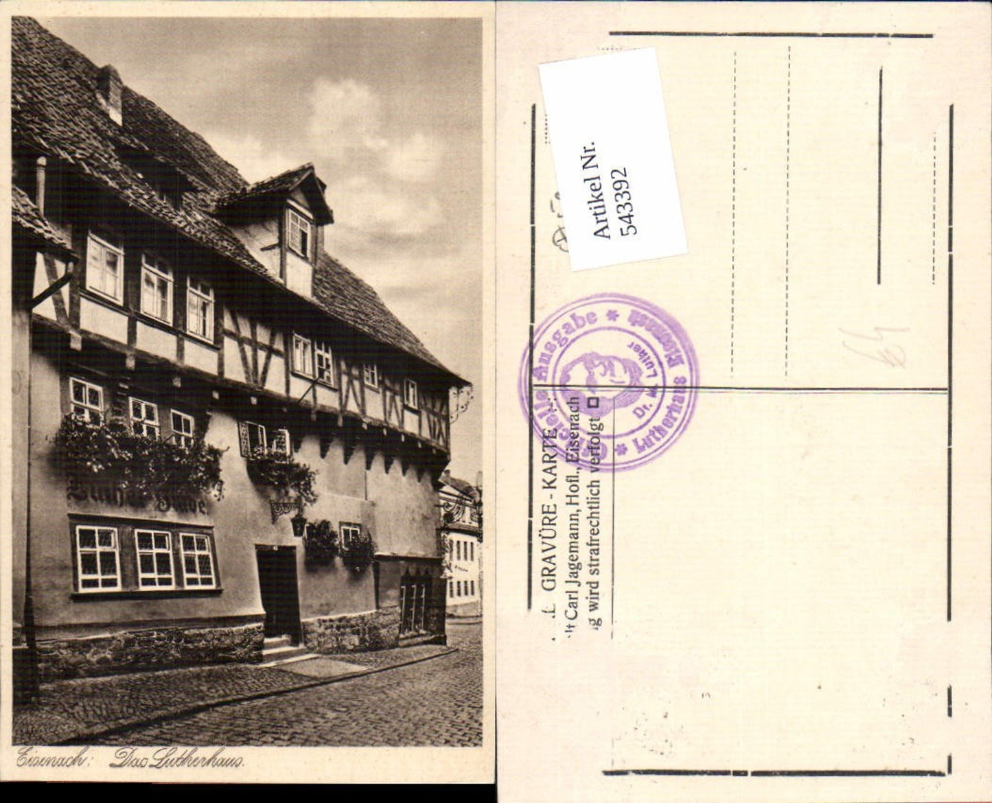 543392, Eisenach Lutherhaus