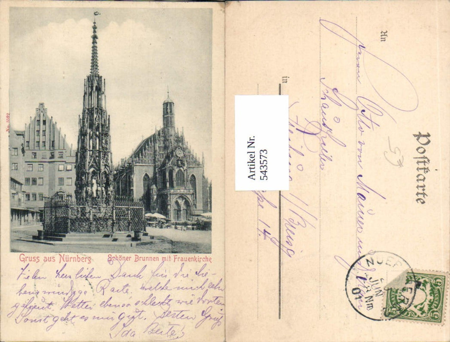 543573,Nürnberg Schöner Brunnen Frauenkirche