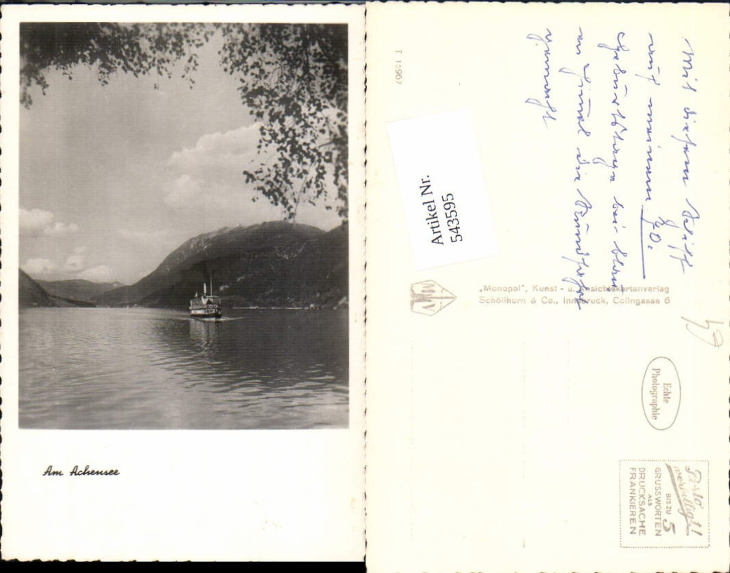 Alte Ansichtskarte – Old Postcard