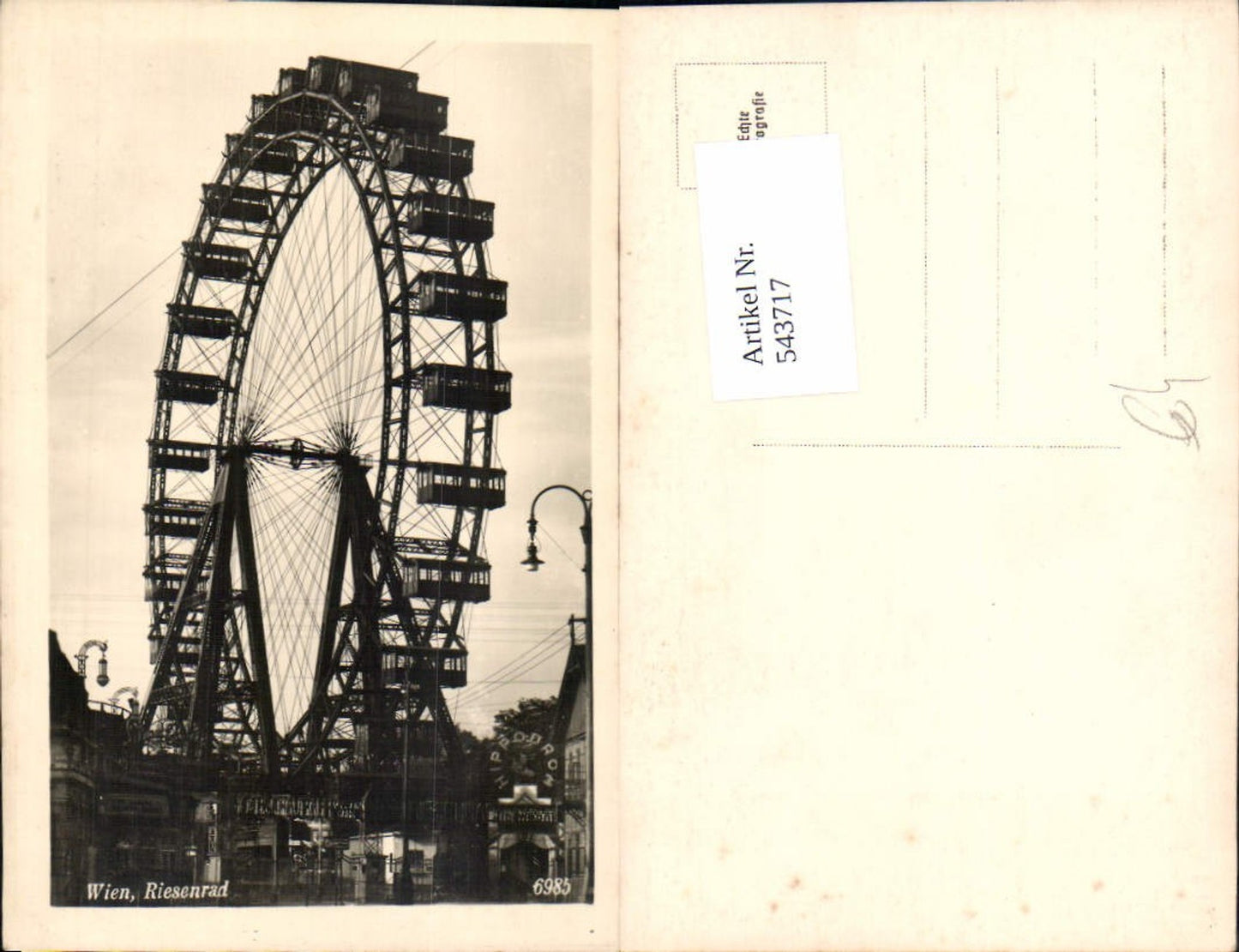 Alte Ansichtskarte – Old Postcard