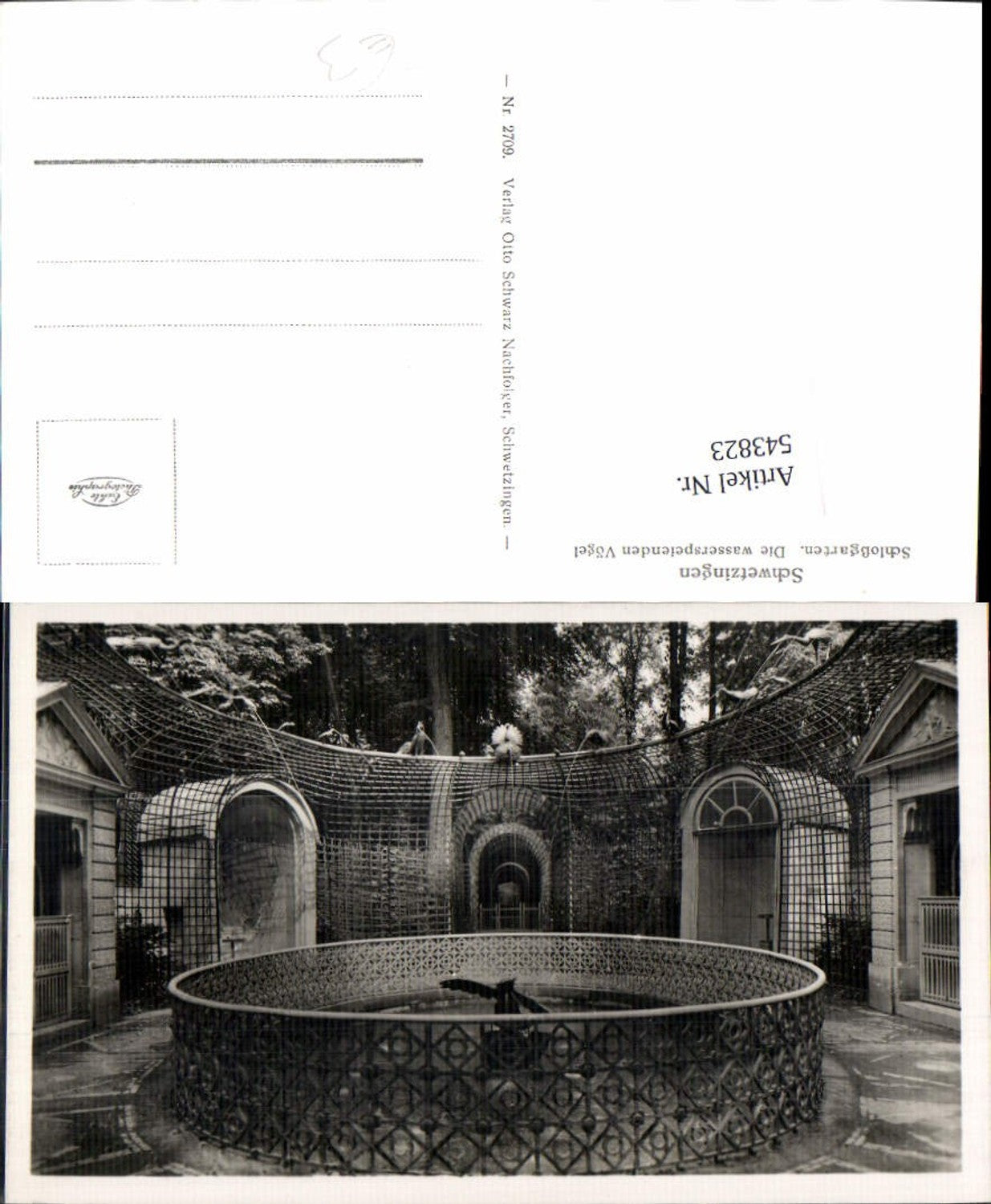 543823,tolle AK Schwetzingen Schloßgarten Quelle