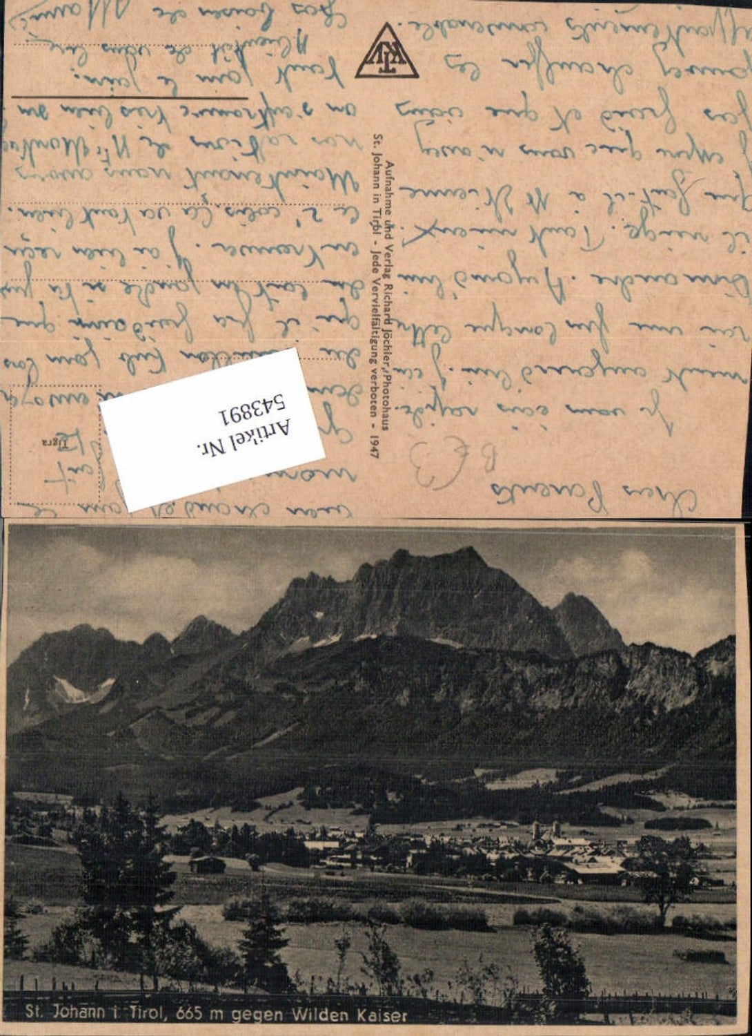 Alte Ansichtskarte – Old Postcard