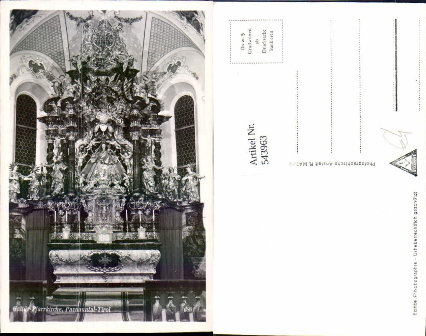 Alte Ansichtskarte – Old Postcard