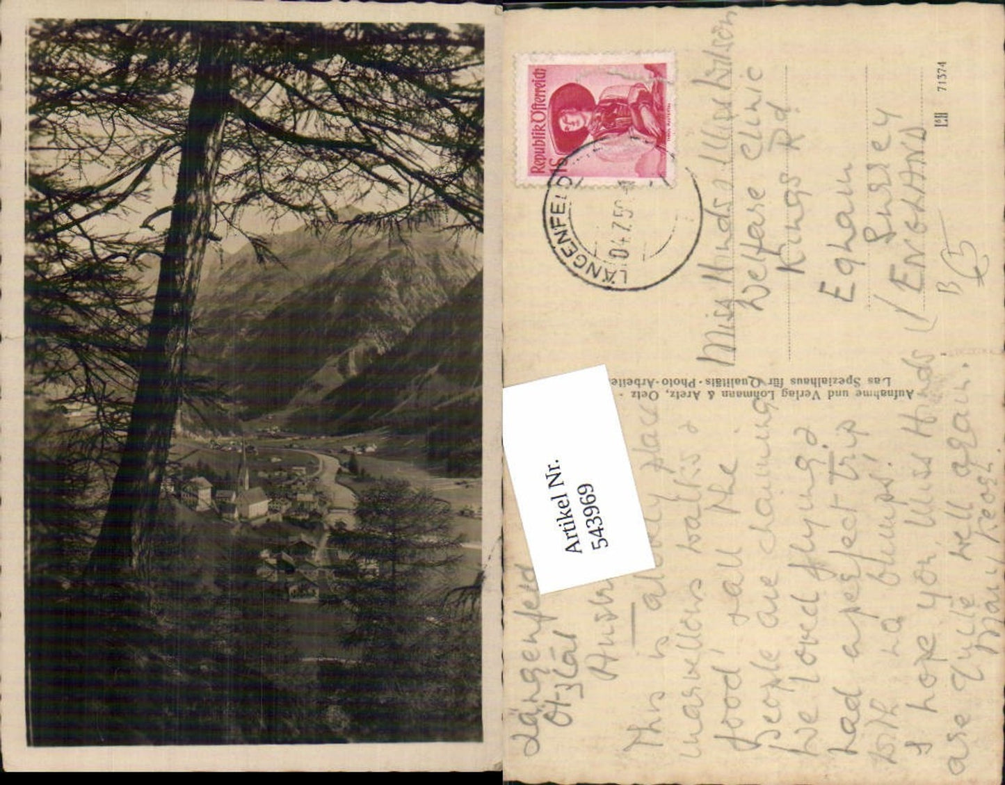 Alte Ansichtskarte – Old Postcard