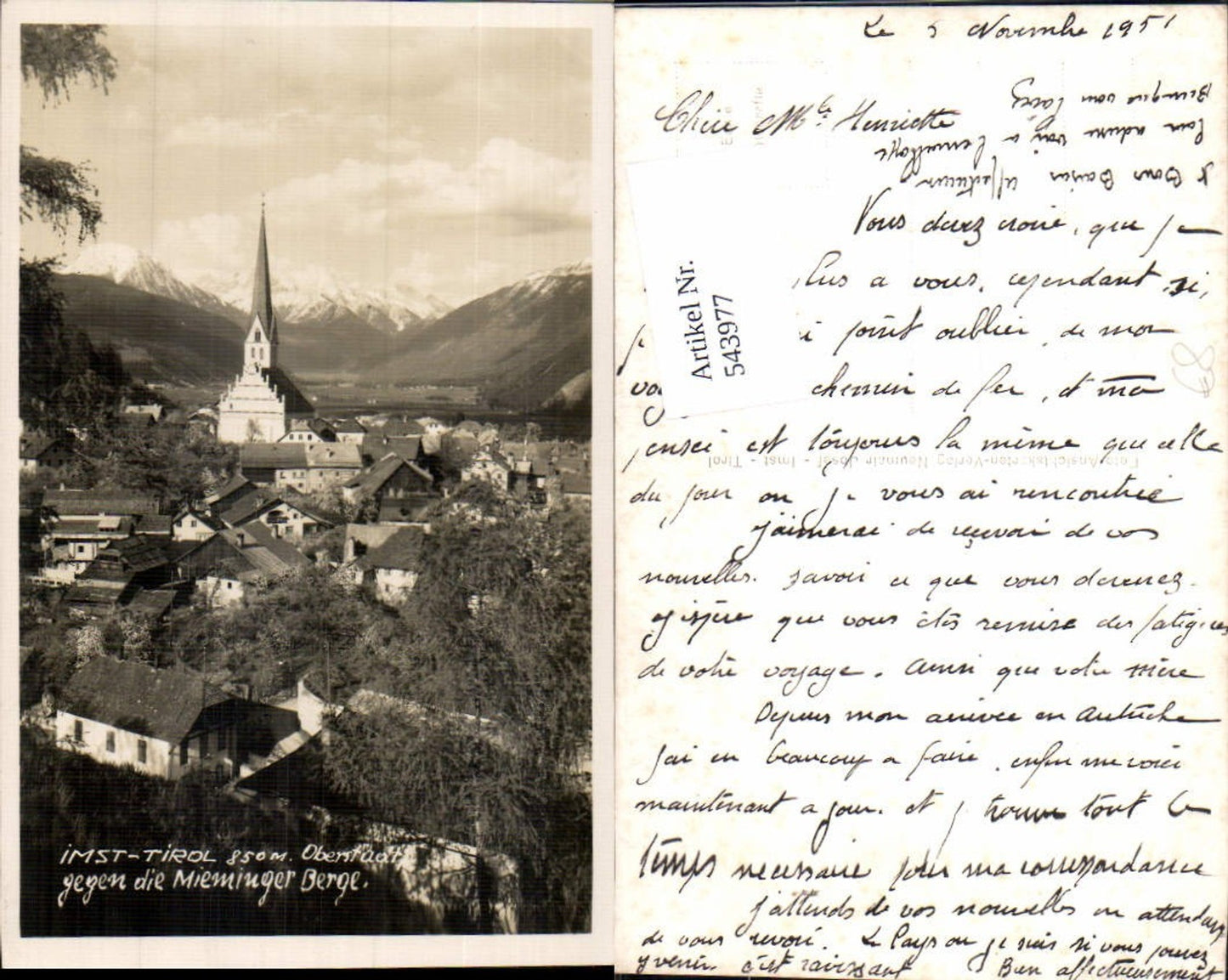 Alte Ansichtskarte – Old Postcard
