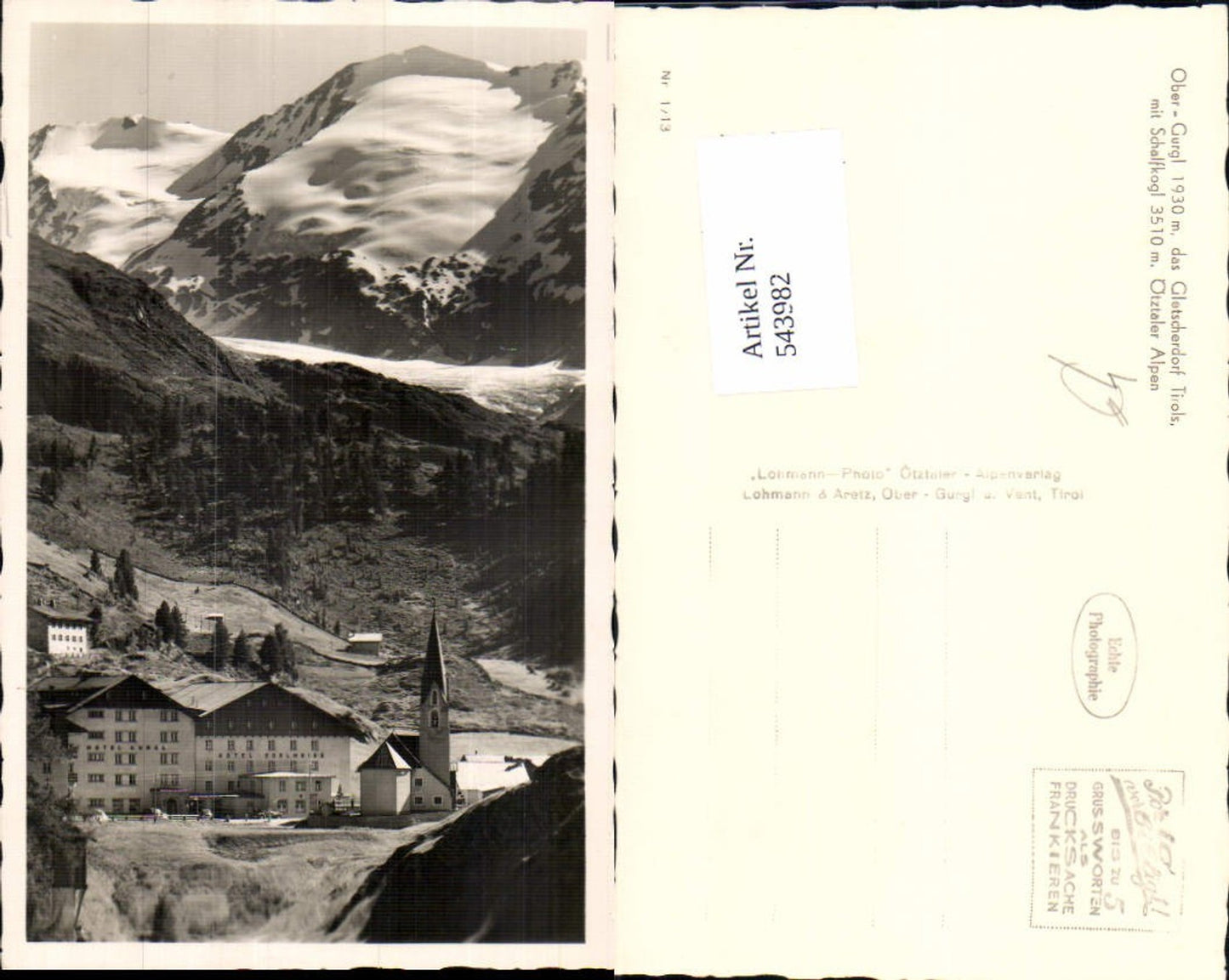 Alte Ansichtskarte – Old Postcard