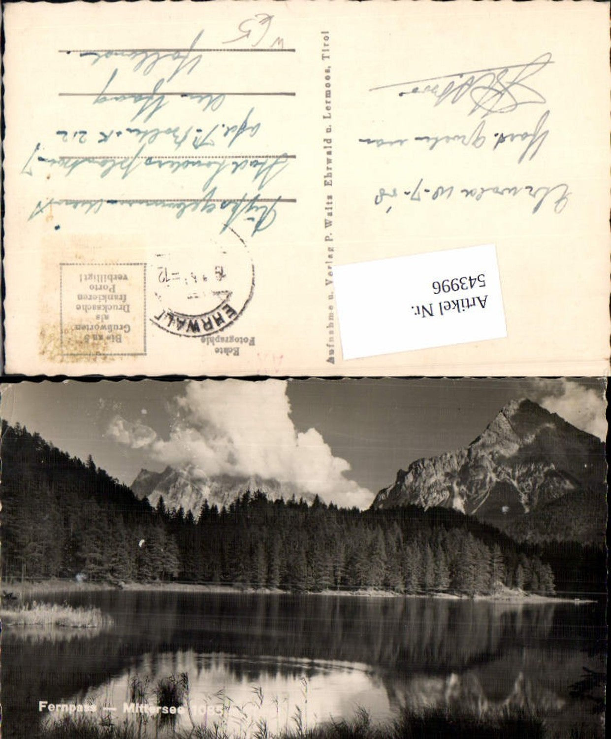 Alte Ansichtskarte – Old Postcard