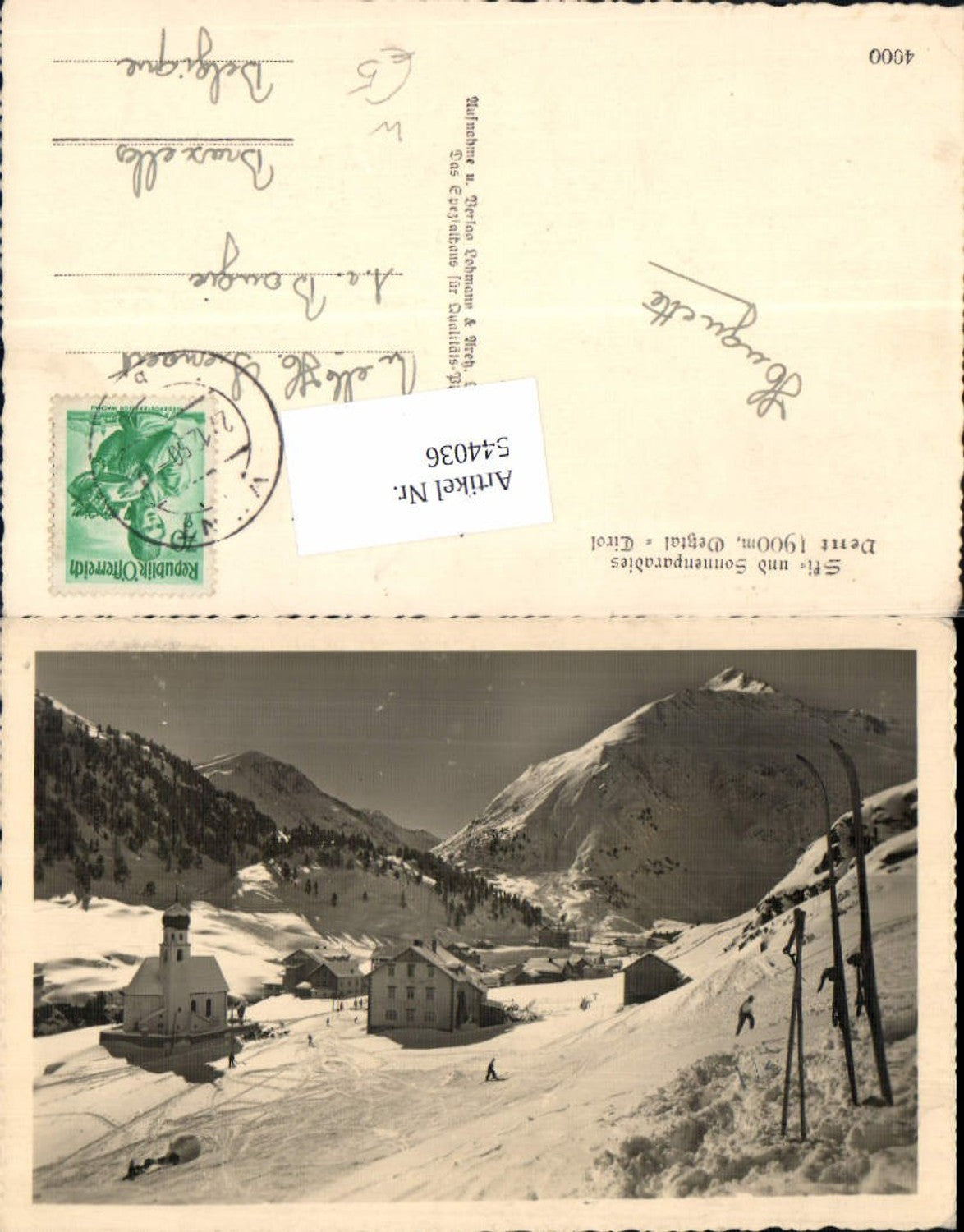 Alte Ansichtskarte – Old Postcard