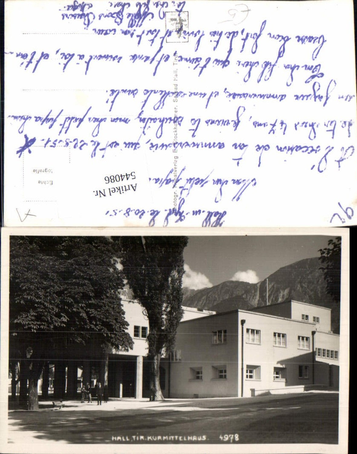 Alte Ansichtskarte – Old Postcard