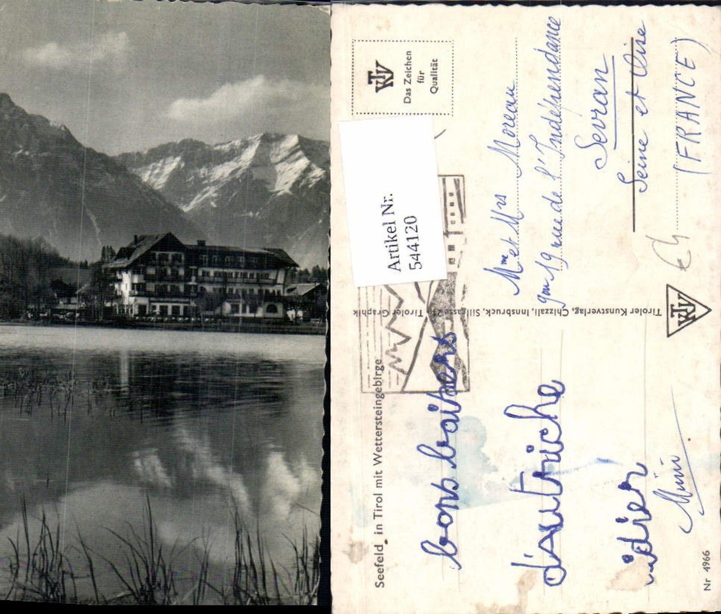 Alte Ansichtskarte – Old Postcard